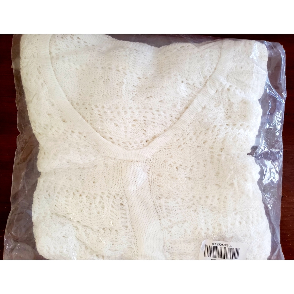🎊HOST PICK🎊Oversized Crochet Ruched Sweater - Picture 6 of 6